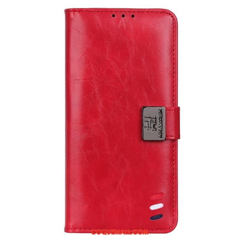 Housse Samsung Galaxy M53 5G Tricolore Fermoir Argenté