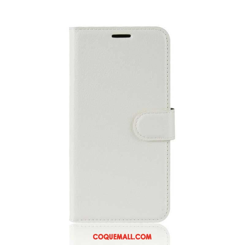 Housse Samsung Galaxy S20 FE Simili Cuir Litchi Classique