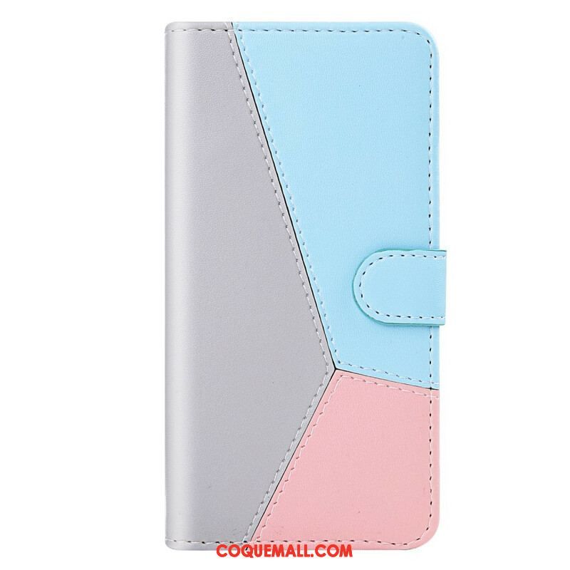 Housse Samsung Galaxy S20 FE Style Cuir Tricolore