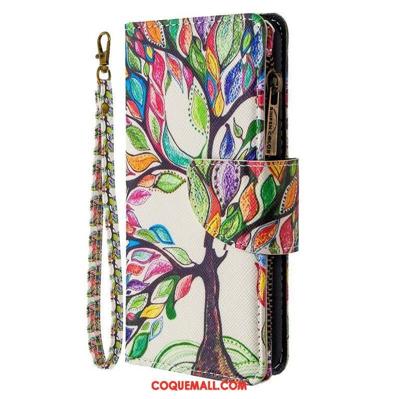 Housse Samsung Galaxy S20 Ultra Poche Zippée Arbre