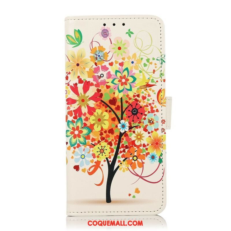 Housse Samsung Galaxy S21 FE Arbre Fleuri