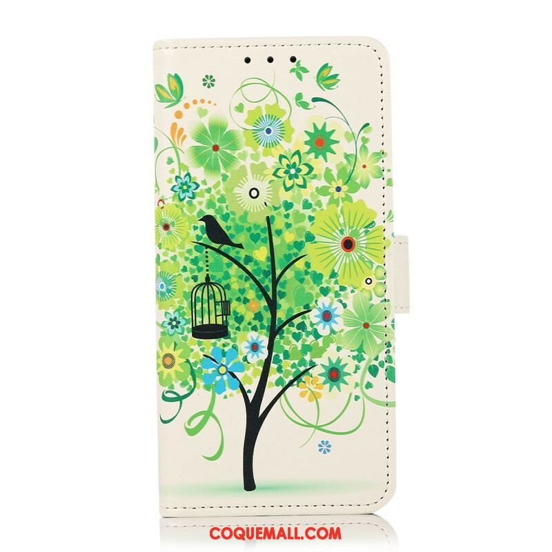 Housse Samsung Galaxy S21 FE Arbre Fleuri