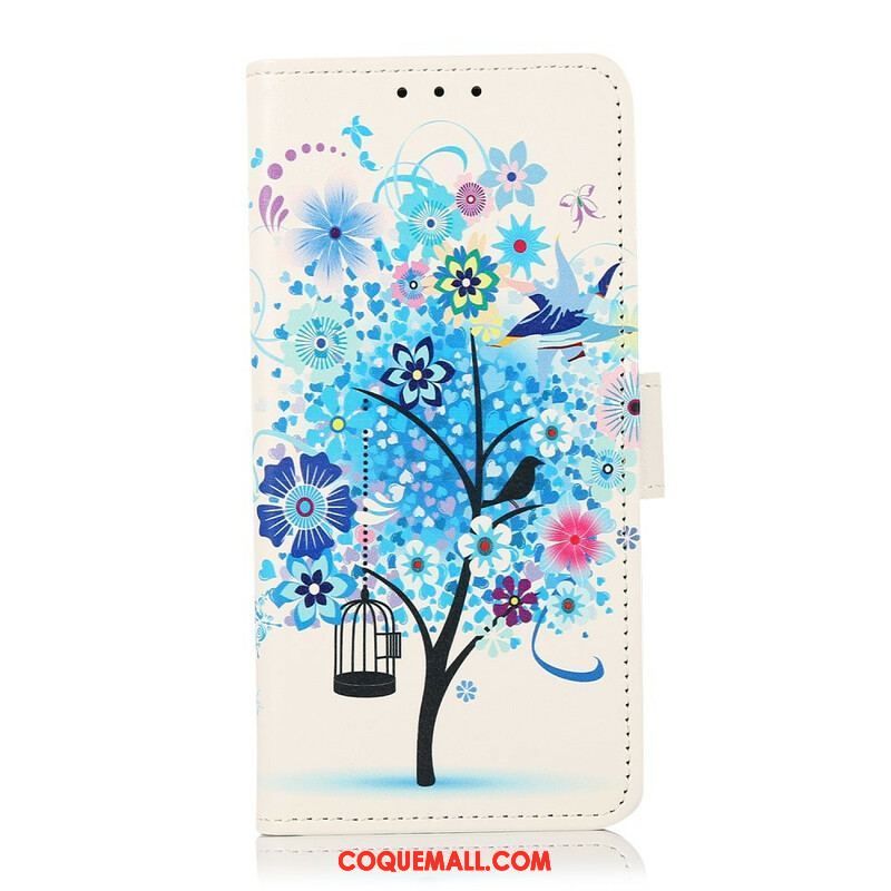 Housse Samsung Galaxy S21 FE Arbre Fleuri