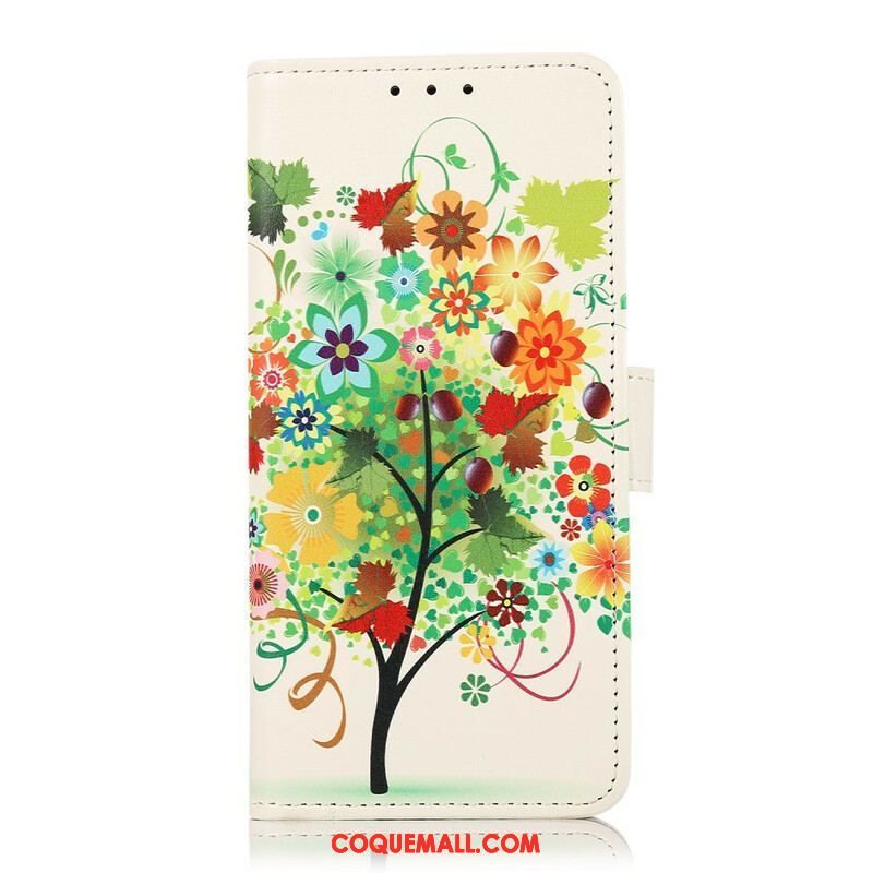 Housse Samsung Galaxy S21 FE Arbre Fleuri