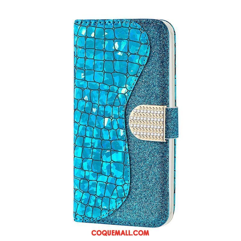 Housse Samsung Galaxy S21 FE Croco Diamants