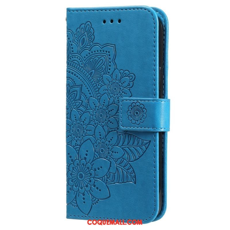 Housse Samsung Galaxy S22 5G Mandala de Fleurs