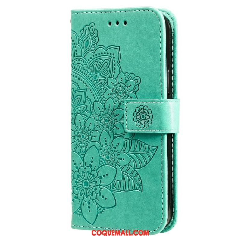 Housse Samsung Galaxy S22 5G Mandala de Fleurs