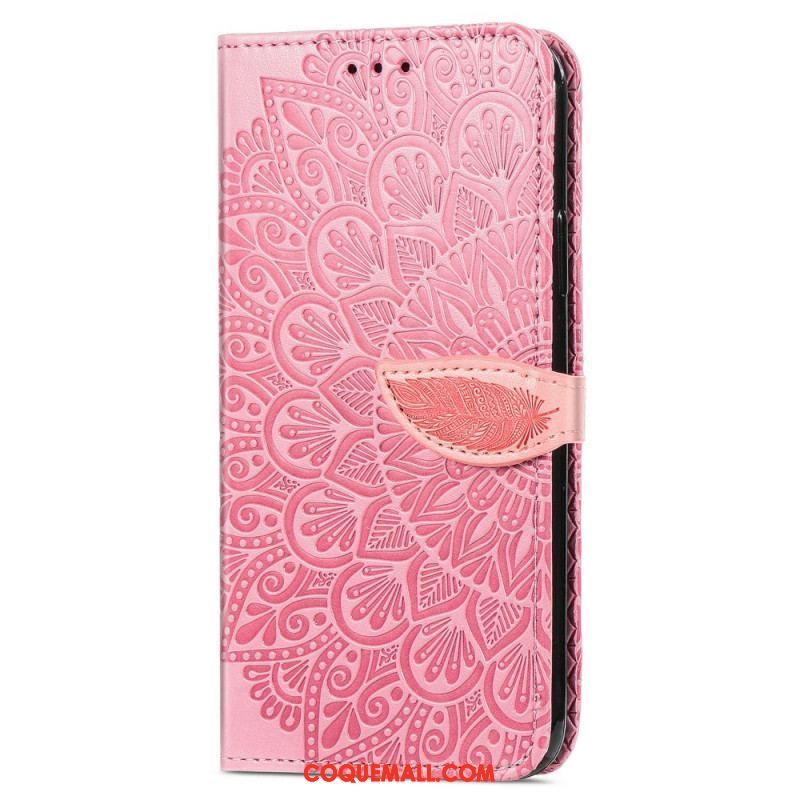 Housse Samsung Galaxy S22 Ultra 5G Feuilles Tribales