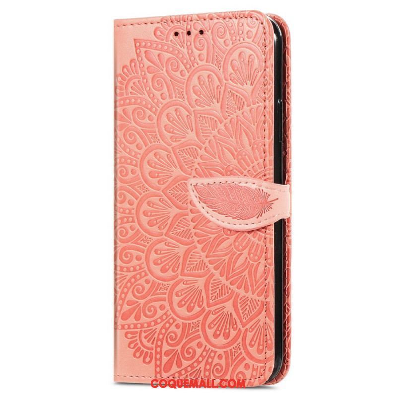 Housse Samsung Galaxy S22 Ultra 5G Feuilles Tribales