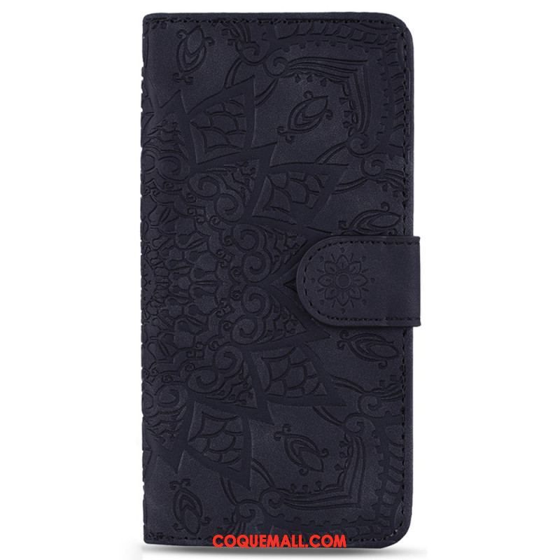 Housse Samsung Galaxy S23 5G Mandala Stylé à Lanière