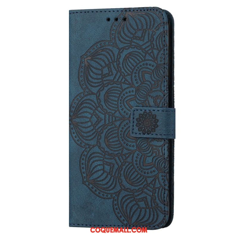 Housse Samsung Galaxy S23 5G Mandala à Lanière