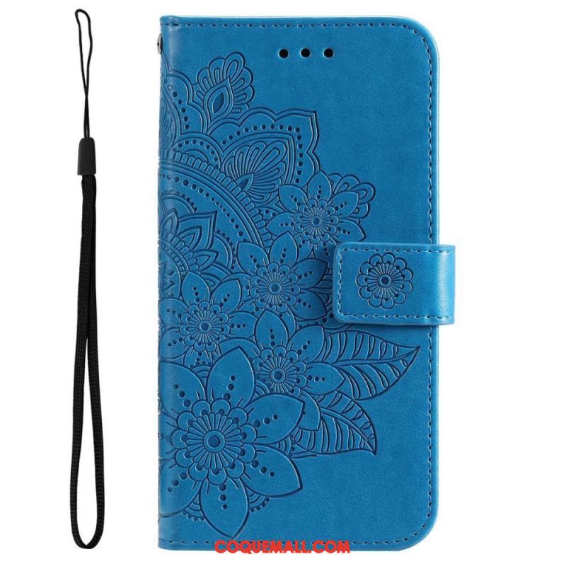 Housse Samsung Galaxy S23 5G Mandala à Lanière