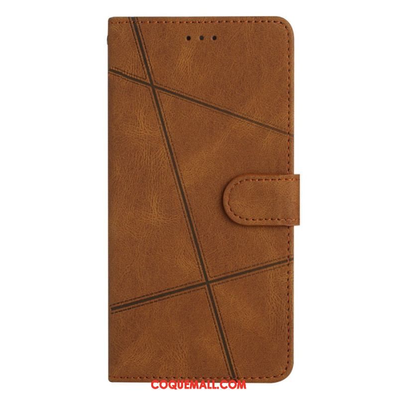 Housse Samsung Galaxy S23 Ultra 5G Lignes à Lanière