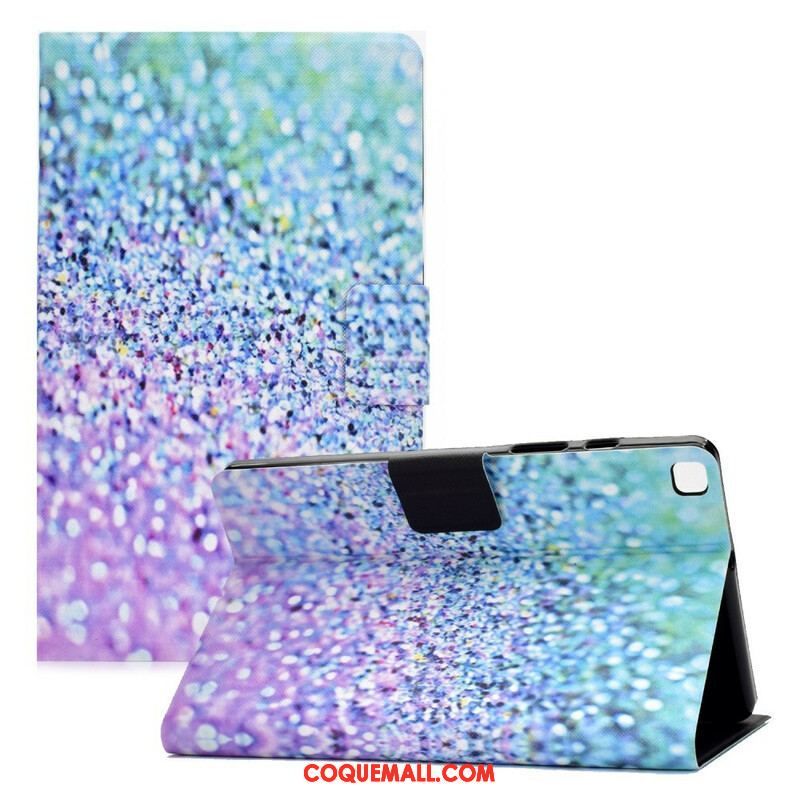 Housse Samsung Galaxy Tab A7 Lite Paillettes Brillantes