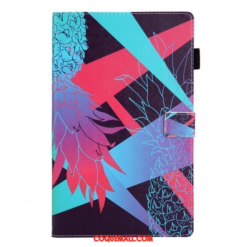 Housse Samsung Galaxy Tab A8 (2021) Design Ananas