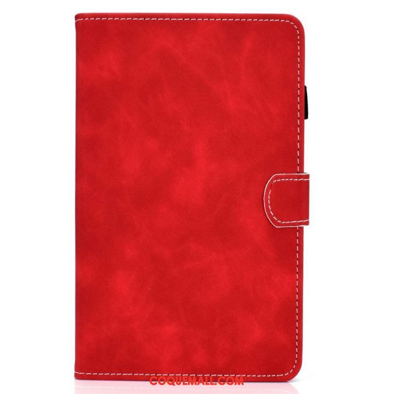 Housse Samsung Galaxy Tab A8 (2021) Effet Cuir Design Vintage