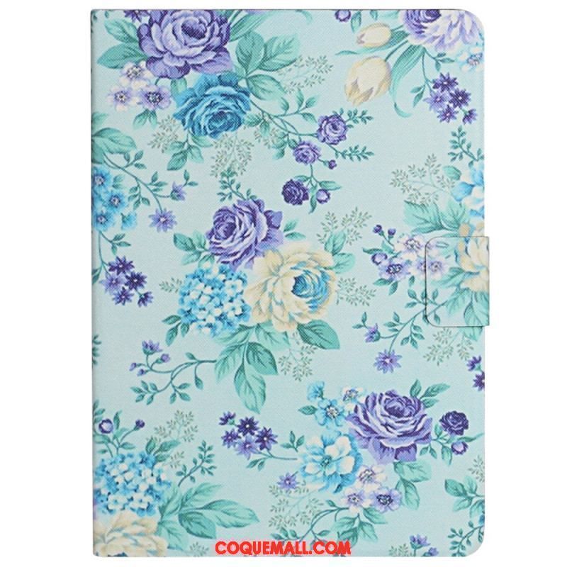 Housse Samsung Galaxy Tab A8 (2021) Fleurs Fleurs Fleurs