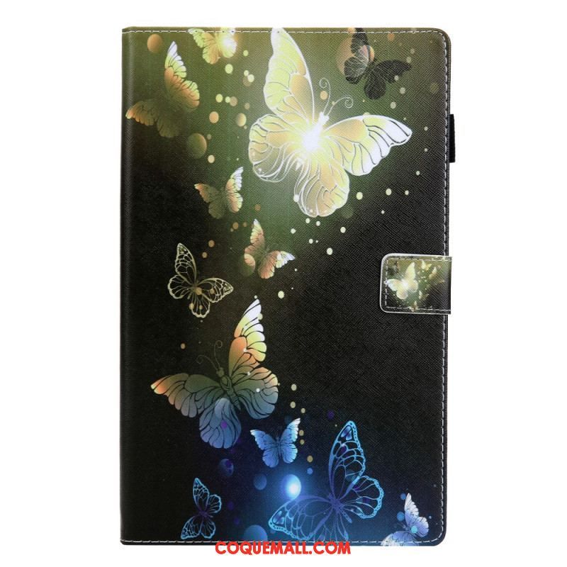 Housse Samsung Galaxy Tab A8 (2021) Papillons Magiques