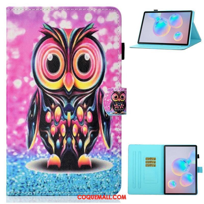 Housse Samsung Galaxy Tab S8 / Tab S7 Hibou Éclaté