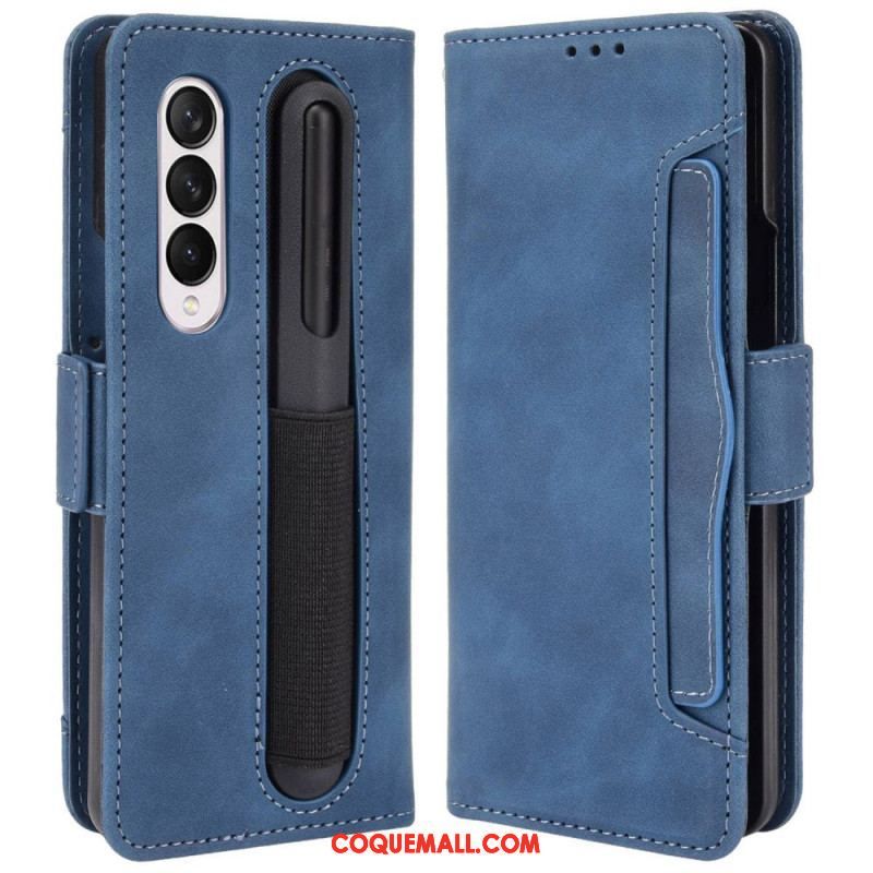 Housse Samsung Galaxy Z Fold 4 Spy avec Rangement à Stylet