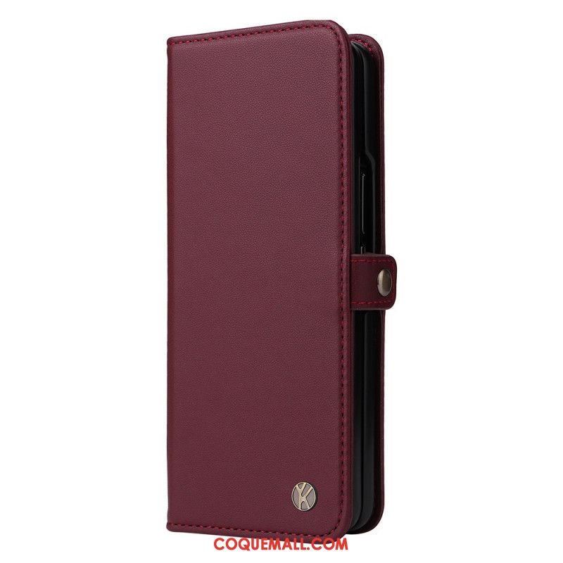 Housse Samsung Galaxy Z Fold 6 Simili Cuir YIKATU
