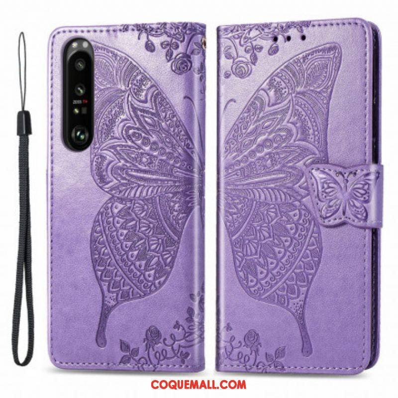 Housse Sony Xperia 1 III Demi Papillons