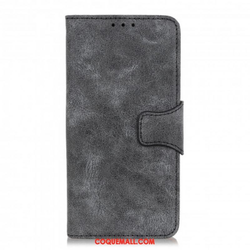 Housse Sony Xperia 10 III Cuir Fendu Vintage