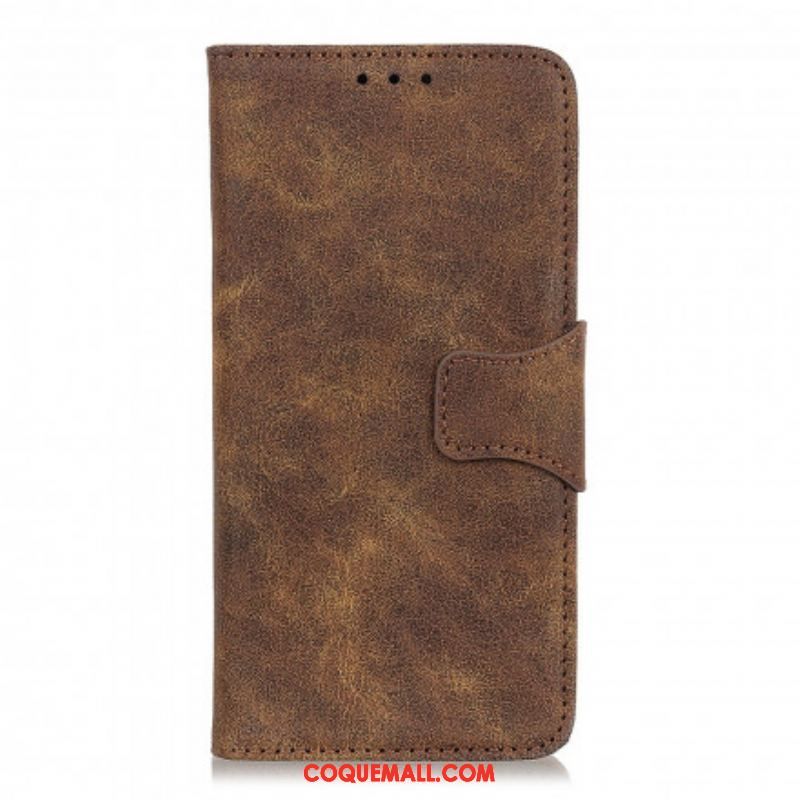 Housse Sony Xperia 10 III Cuir Fendu Vintage