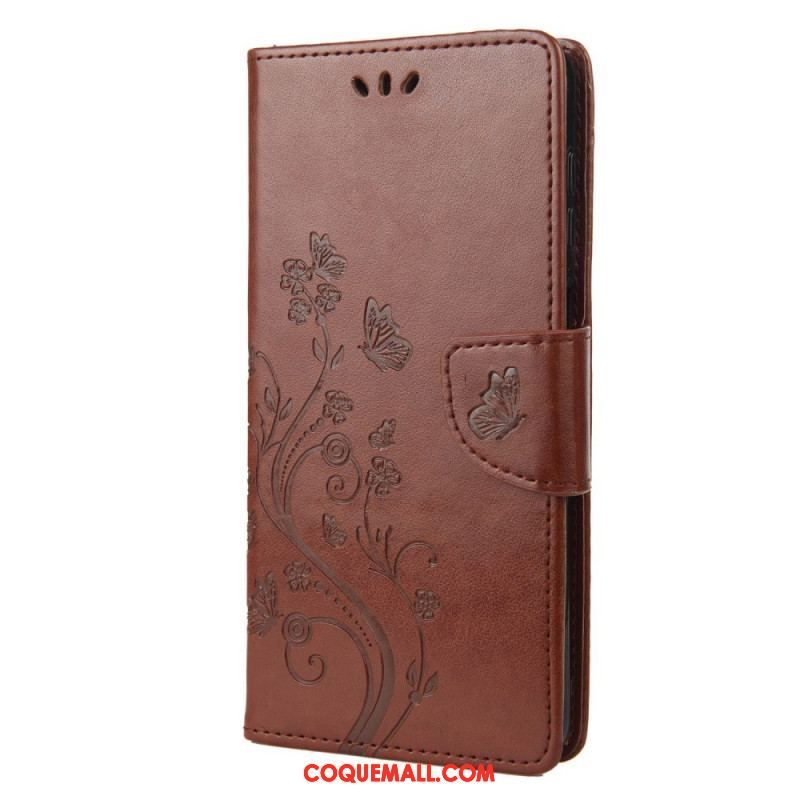 Housse Sony Xperia 10 IV Fleurs et Papillons