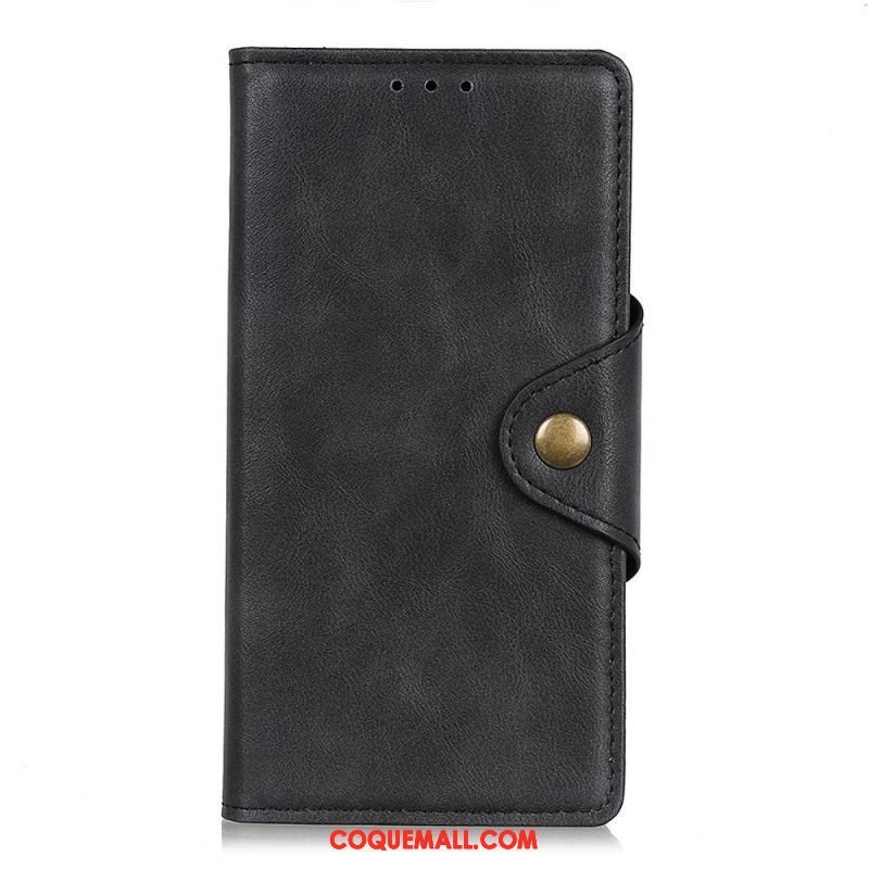 Housse Sony Xperia 10 IV Simili Cuir Bouton