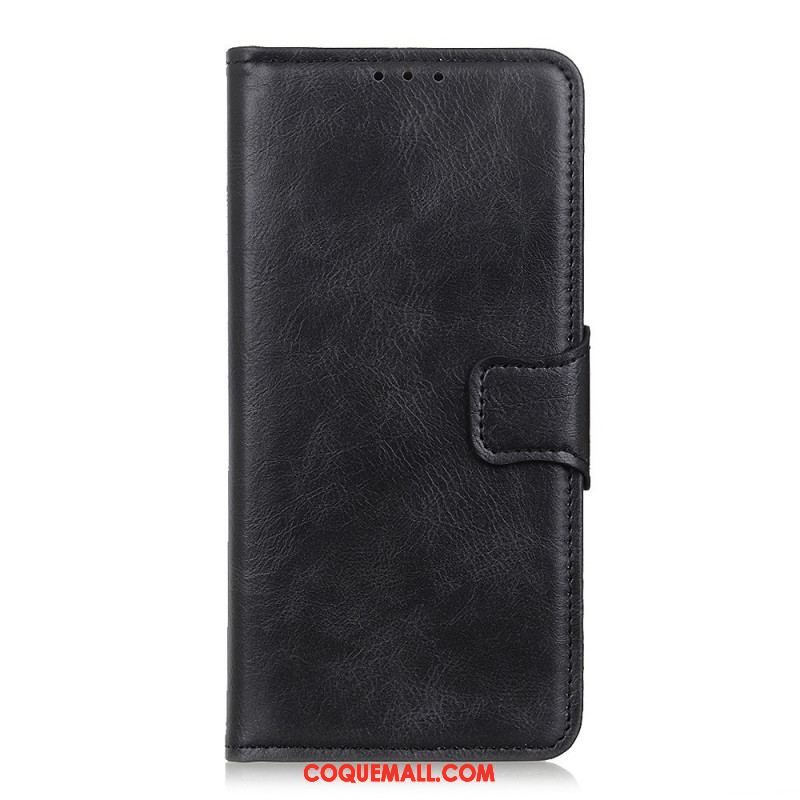 Housse Sony Xperia 10 IV Style Cuir Fermoir Réversible