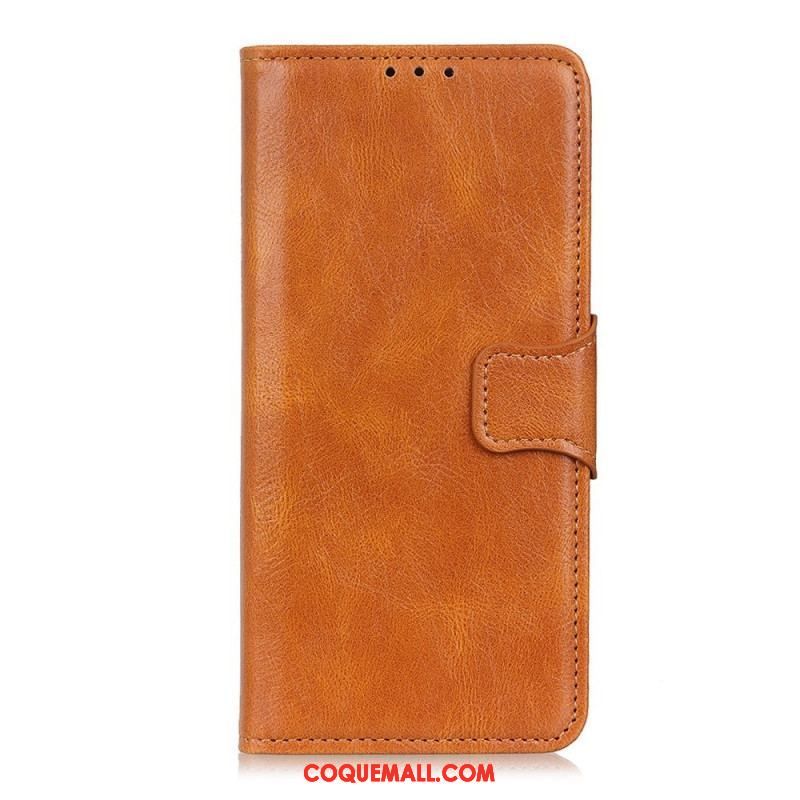 Housse Sony Xperia 10 IV Style Cuir Fermoir Réversible