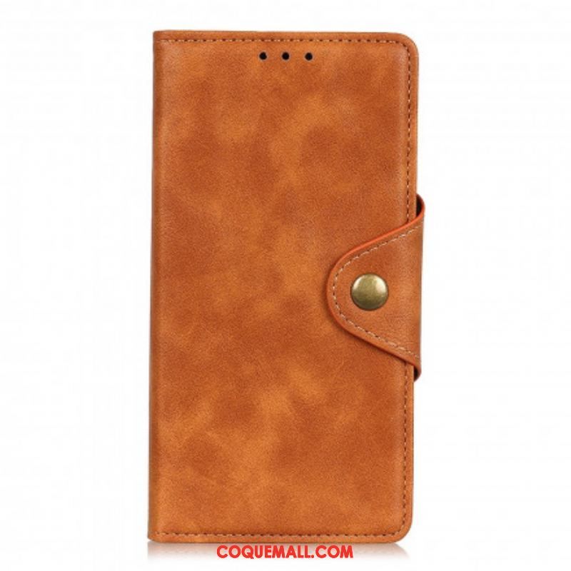 Housse Sony Xperia 5 III Simili Cuir Bouton