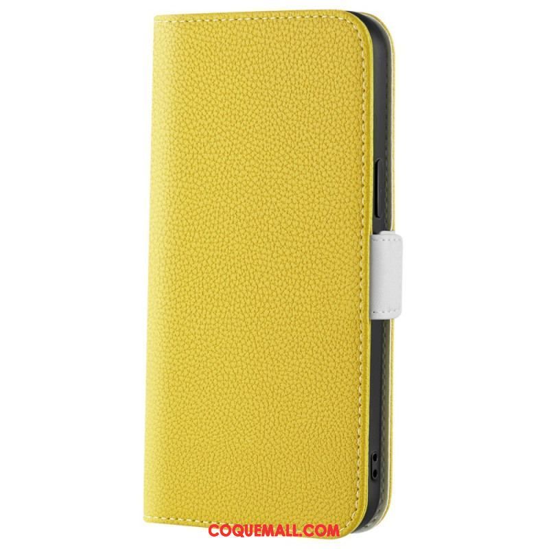 Housse Xiaomi 12 / 12X Cuir Litchi Double Fermoir