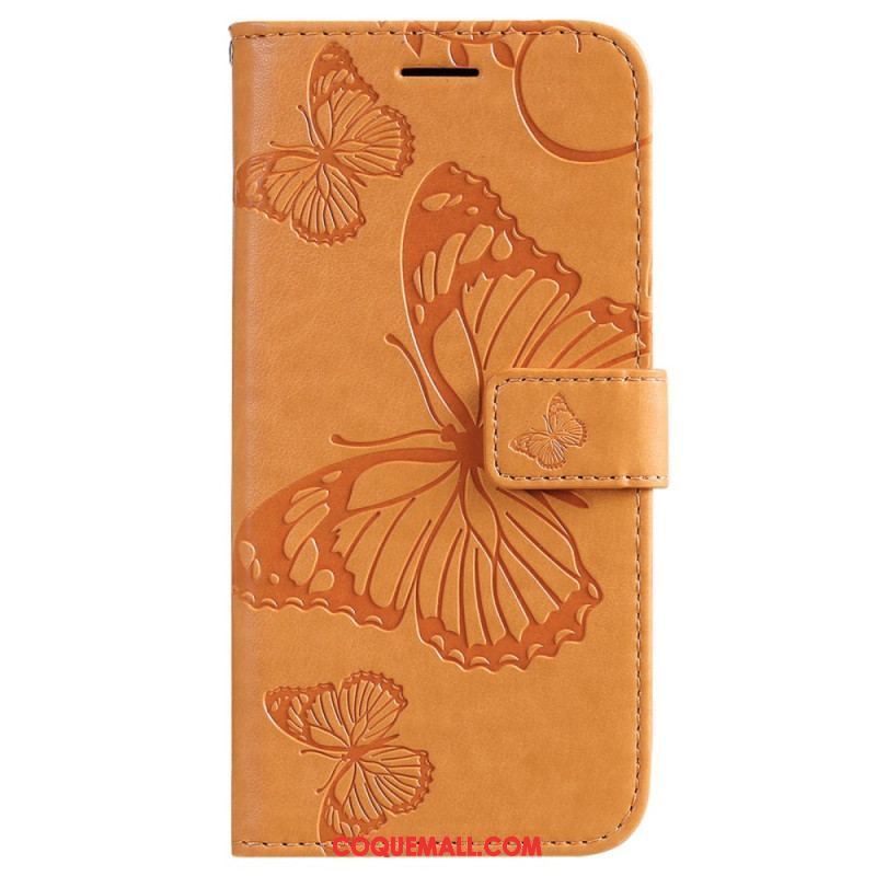 Housse Xiaomi 12 / 12X Papillons Géants à Lanière