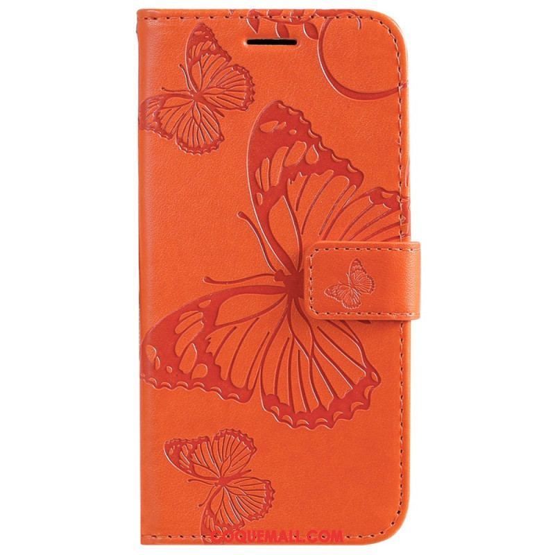 Housse Xiaomi 12 / 12X Papillons Géants à Lanière