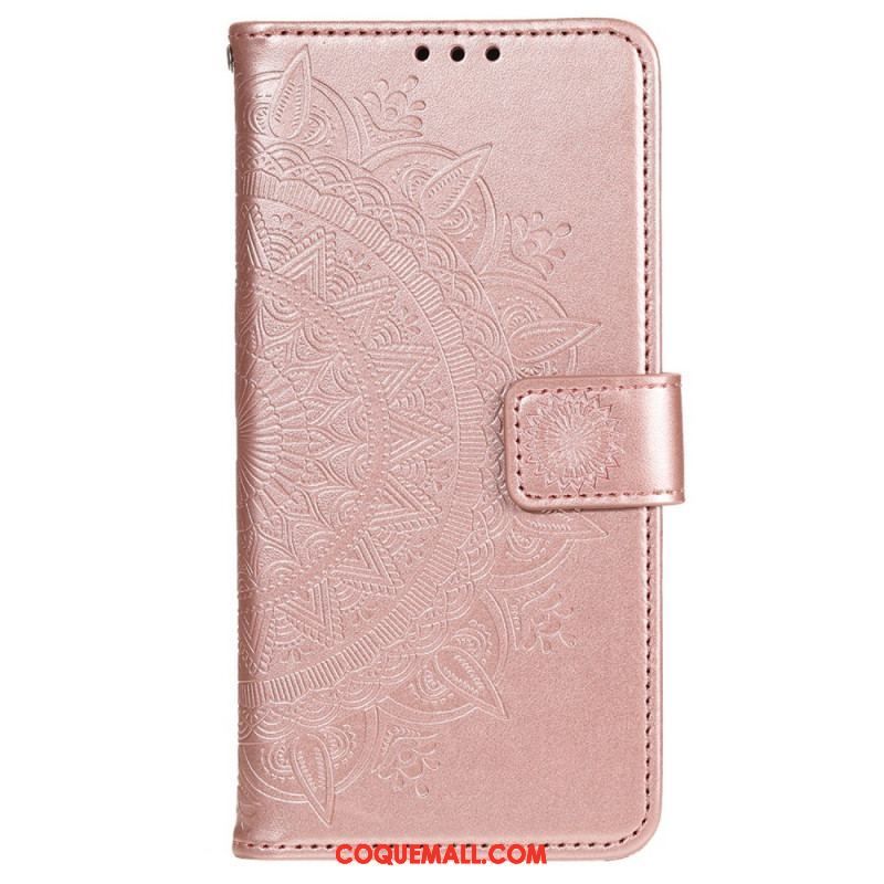 Housse Xiaomi 12 Pro Mandala Soleil à Lanière