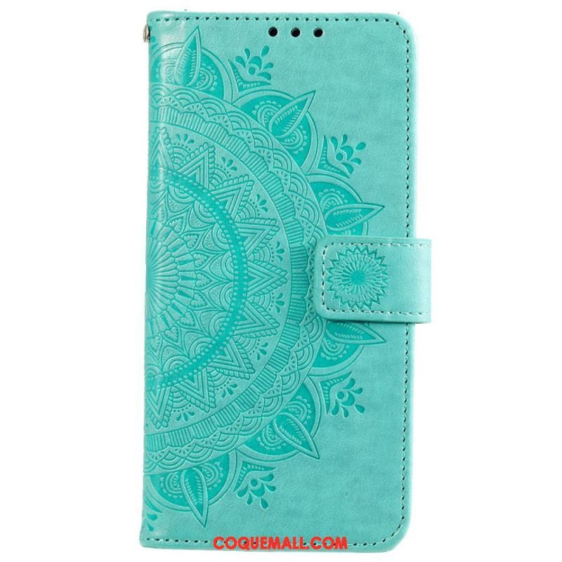 Housse Xiaomi 12 Pro Mandala Soleil à Lanière