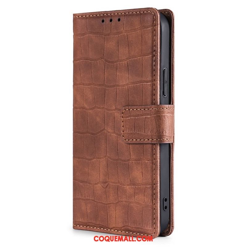 Housse Xiaomi 12 Pro Skin-Touch Crocodile