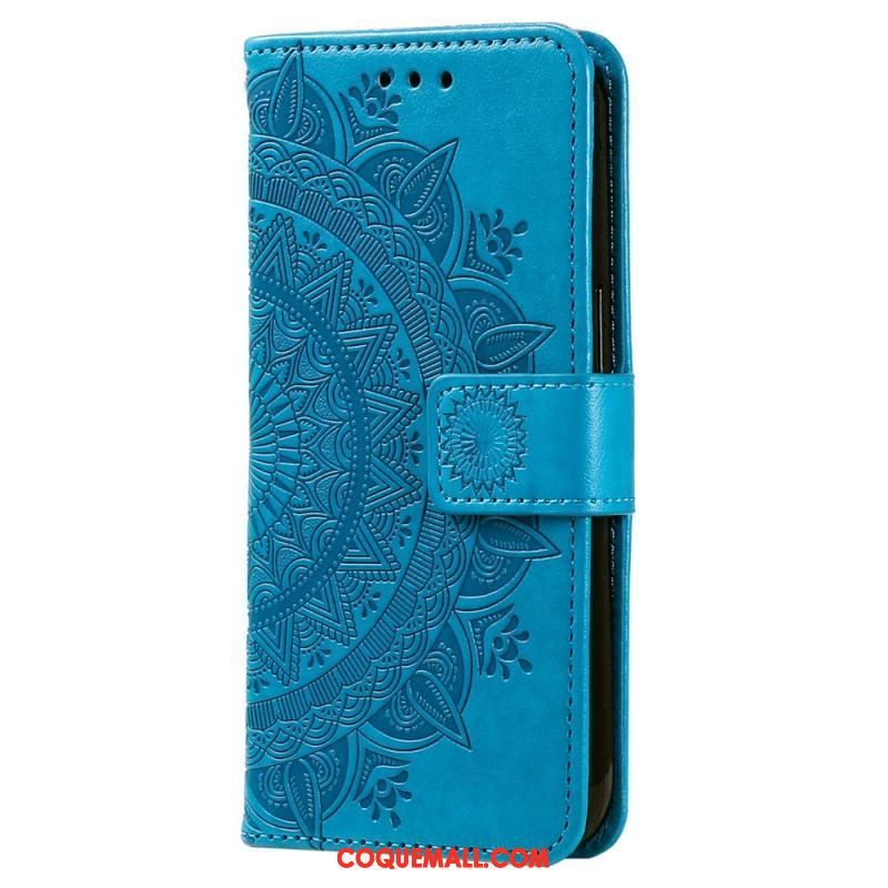 Housse Xiaomi 12T / 12T Pro Mandala Soleil avec Lanière