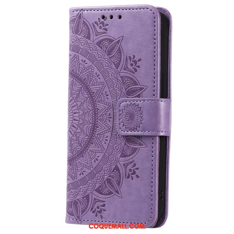 Housse Xiaomi 12T / 12T Pro Mandala Soleil avec Lanière