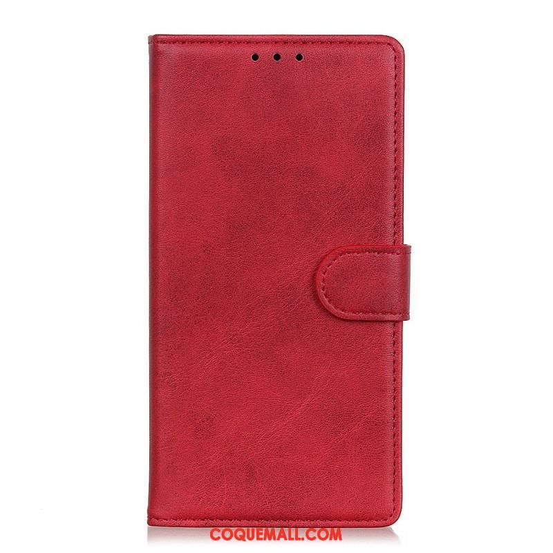 Housse Xiaomi 12T / 12T Pro Simili Cuir Mat