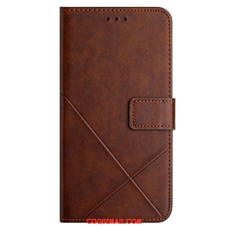 Housse Xiaomi 12T / 12T Pro Style Cuir Géo X Design