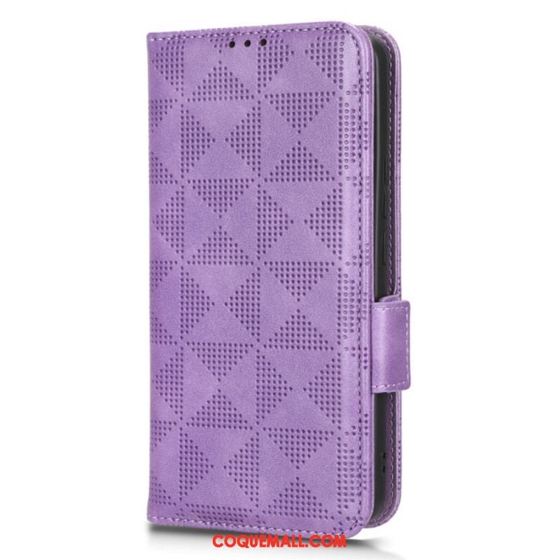 Housse Xiaomi 12T / 12T Pro Triangles Style Rétro