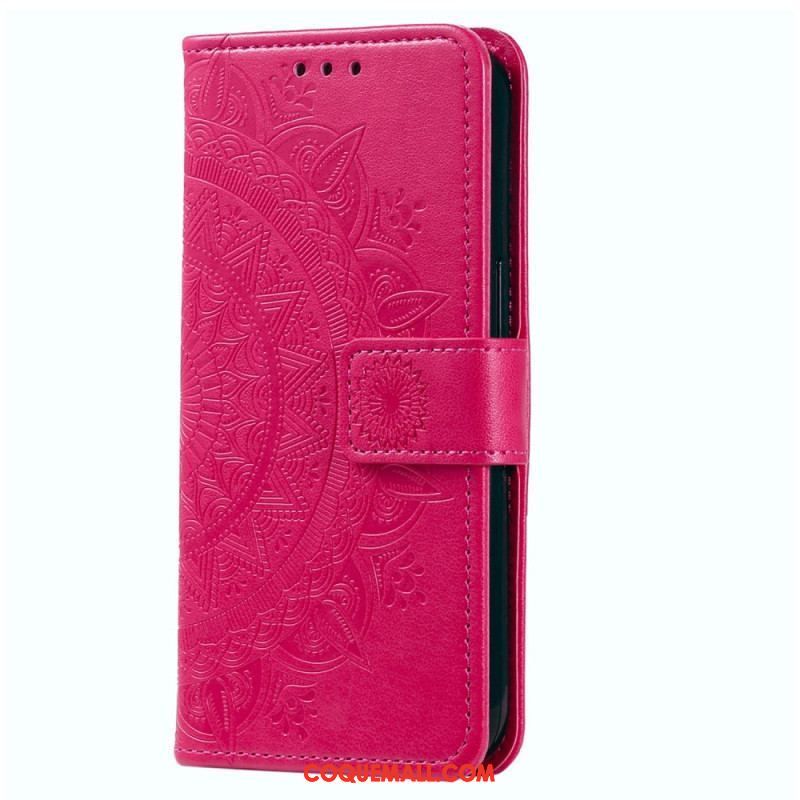 Housse Xiaomi 13 Lite Mandala Soleil avec Lanière