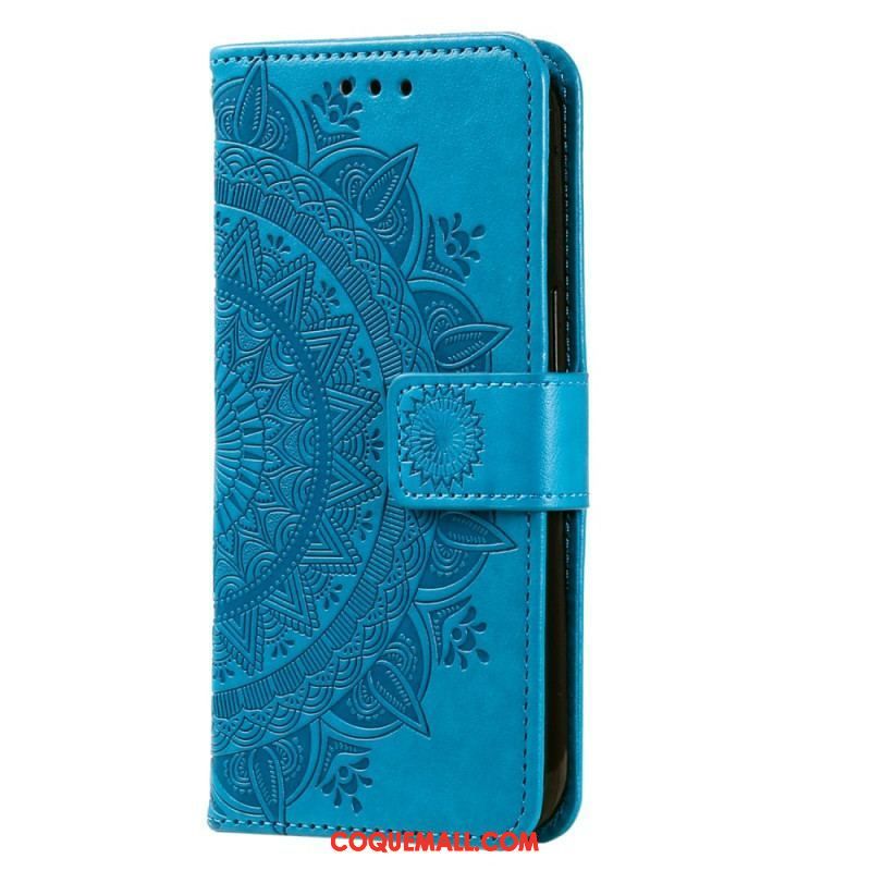 Housse Xiaomi 13 Lite Mandala Soleil avec Lanière