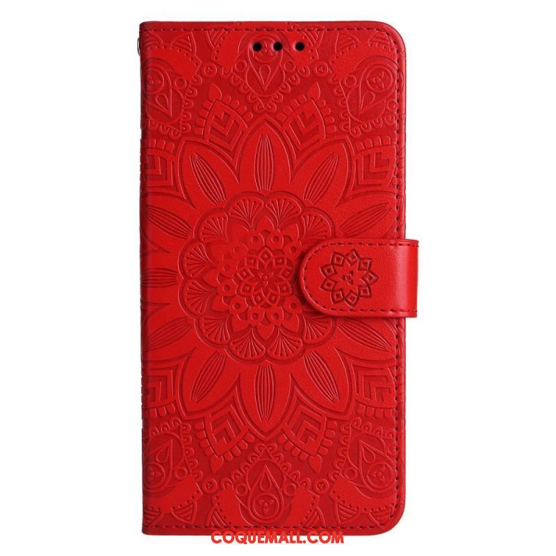 Housse Xiaomi 13 Mandala Soleil avec Lanière