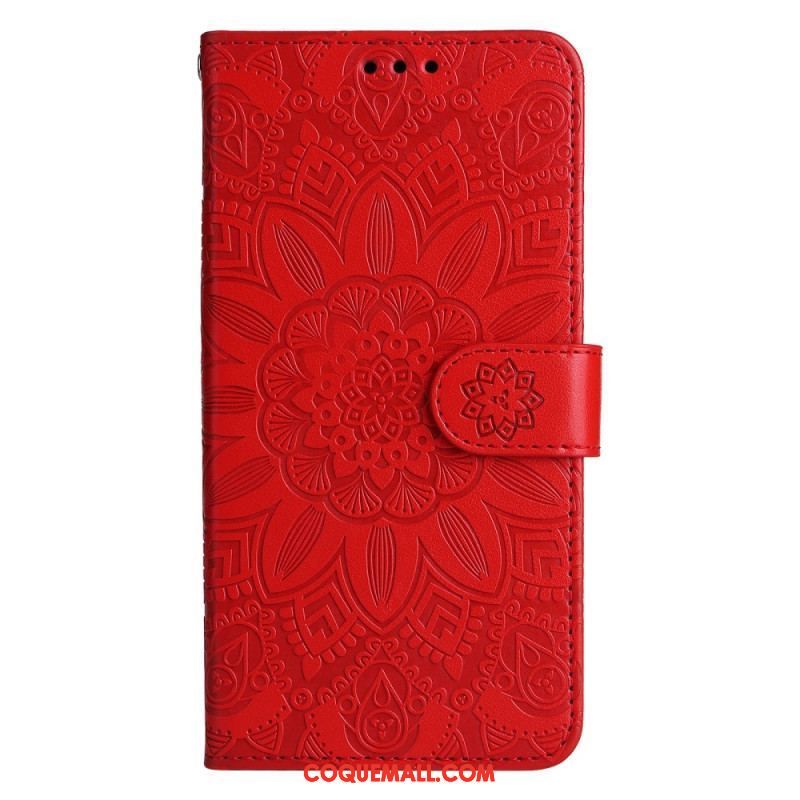 Housse Xiaomi 13 Mandala Soleil avec Lanière