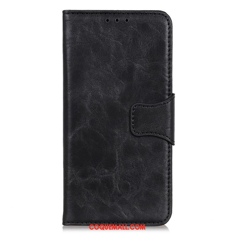 Housse Xiaomi 13 Pro Cuir Fendu Fermoir Réversible