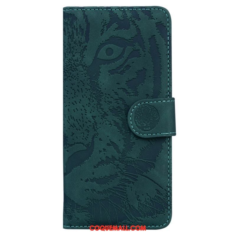 Housse Xiaomi 13 Pro Empreinte de Tigre à Lanière